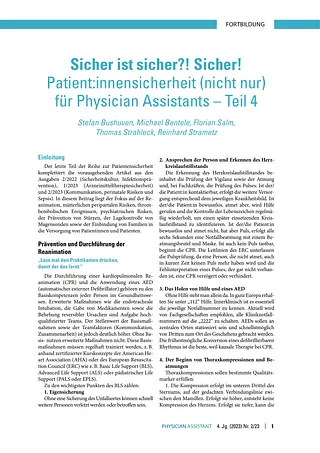 online only Patient:innensicherheit, Teil 4