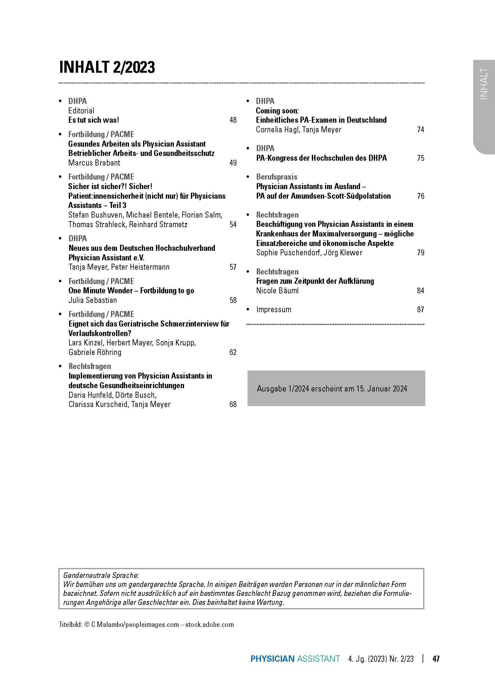 Inhalt 2/2023