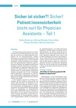 online only Patient:innensicherheit, Teil 1