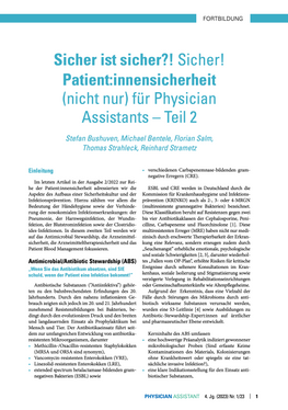 online only Patient:innensicherheit, Teil 2